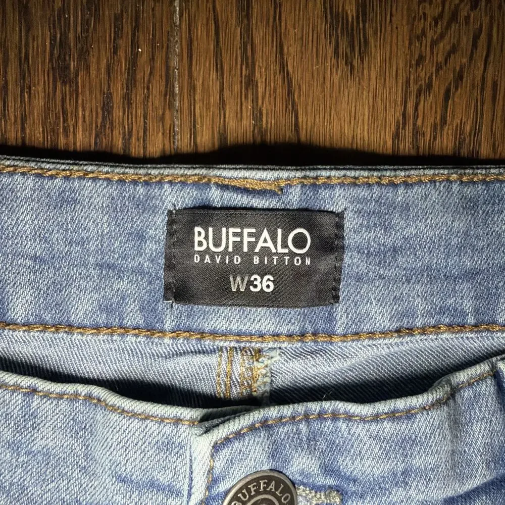 Buffalo David Bitton Slim Straight Mens Jean Shorts - W 36